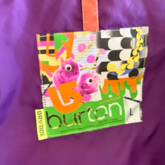 NWOT Burton Raspberry/ purple Dry ride hooded jacket - Picture 6 of 9